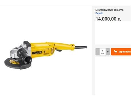 Dewalt D28422 Büyük Profosyonel Taşlama Spiral Makine