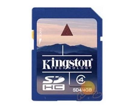 Kingston 4 GB Class 4 SDHC Hafıza Kartı SD44GB