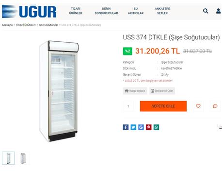 UĞUR MARKA SIFIR AYARINDA MEŞRUBAT DOLABI 