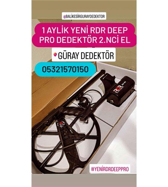 YENİ RDR DEEP PRO DEDEKTÖR 2nci el