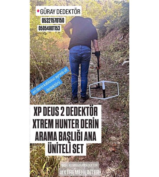 XP DEUS 2 XTREM HUNTER DEDEKTÖR ANA ÜNİTELİ PAKET