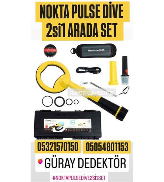 NOKTA PULSE DİVE 2si1 ARADA SET HEM POİNTER HEM SUALTI DEDEKTÖR #güraydedektör #pulsedive