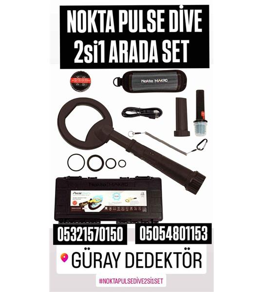 NOKTA PULSE DİVE 2si1 ARADA SET HEM POİNTER HEM SUALTI DEDEKTÖR #güraydedektör #pulsedive