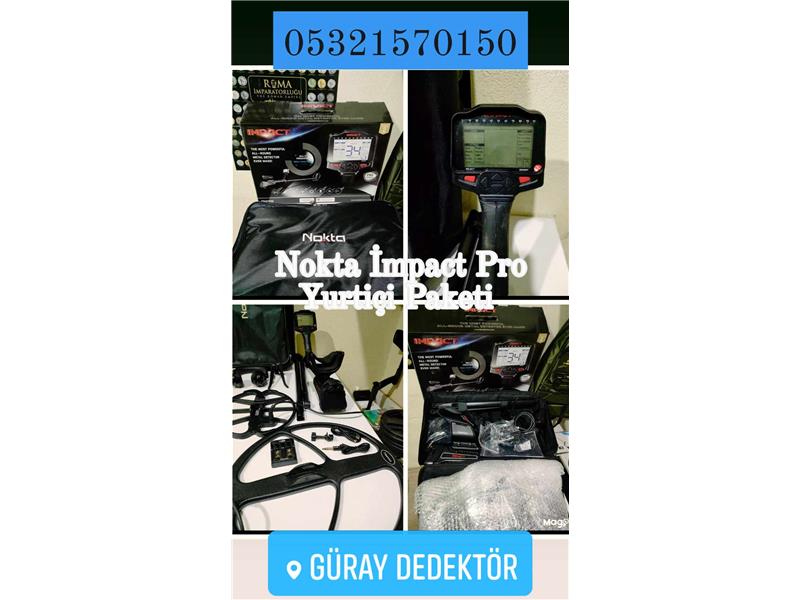 NOKTA İMPACT PRO YURTİÇİ ÖZEL BAŞLIKLI 2 büyük başlıklı DEDEKTÖR 