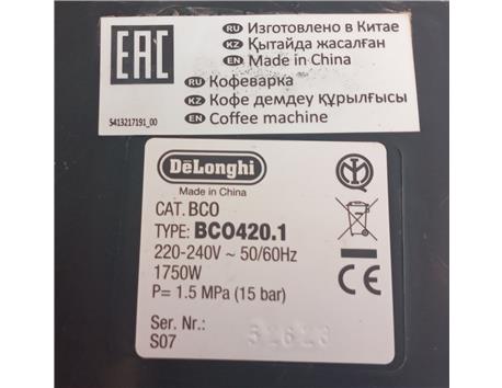 Delonghi BCO-420 - Kombi Kahve Makinesi