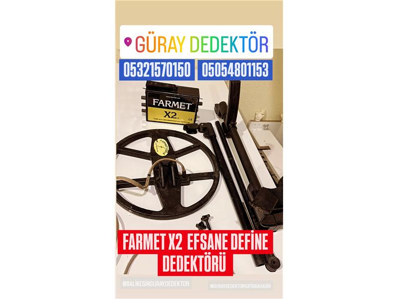 FARMET X2 EFSANE DEFİNE DEDEKTÖRÜ