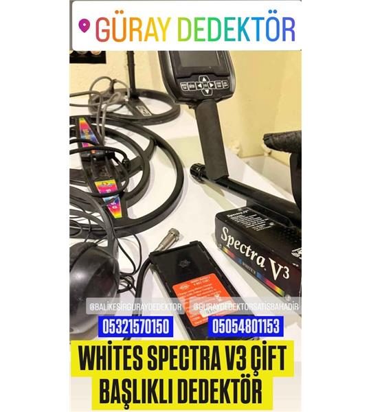 WHİTES SPECTRA V3 ÇİFT BAŞLIKLI DEDEKTÖR 