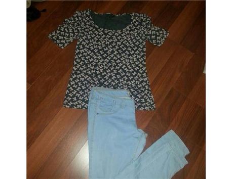 Bershka kot + lcw bluz m beden 25 tl :)