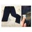 #mangojean koyu renk sıfır jean.bel kısmı saten detaylı dar paça.20tl