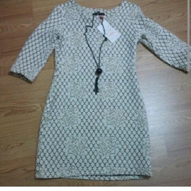 Bu şık tunik tada mini elbise kolye hediyeli 25 tl