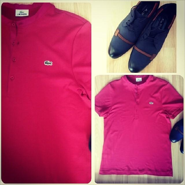 Orjinal Lacoste erkek tisort sadece bir kac kez giyildi 110 tl #tisort#lacoste#bordo#kirmizi#erkektisort